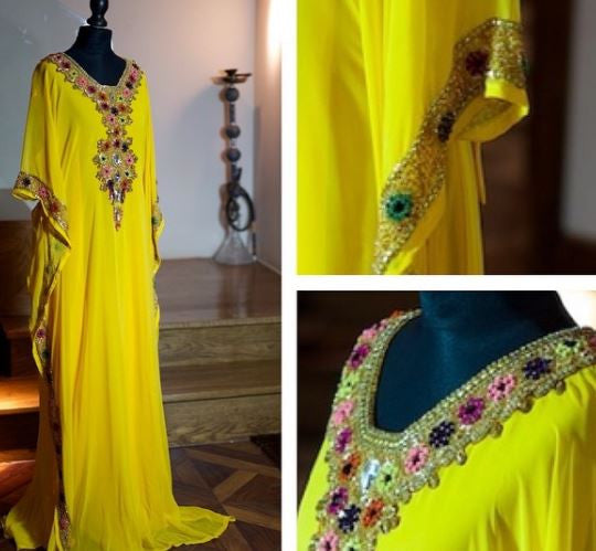 luxury kaftans beachwear