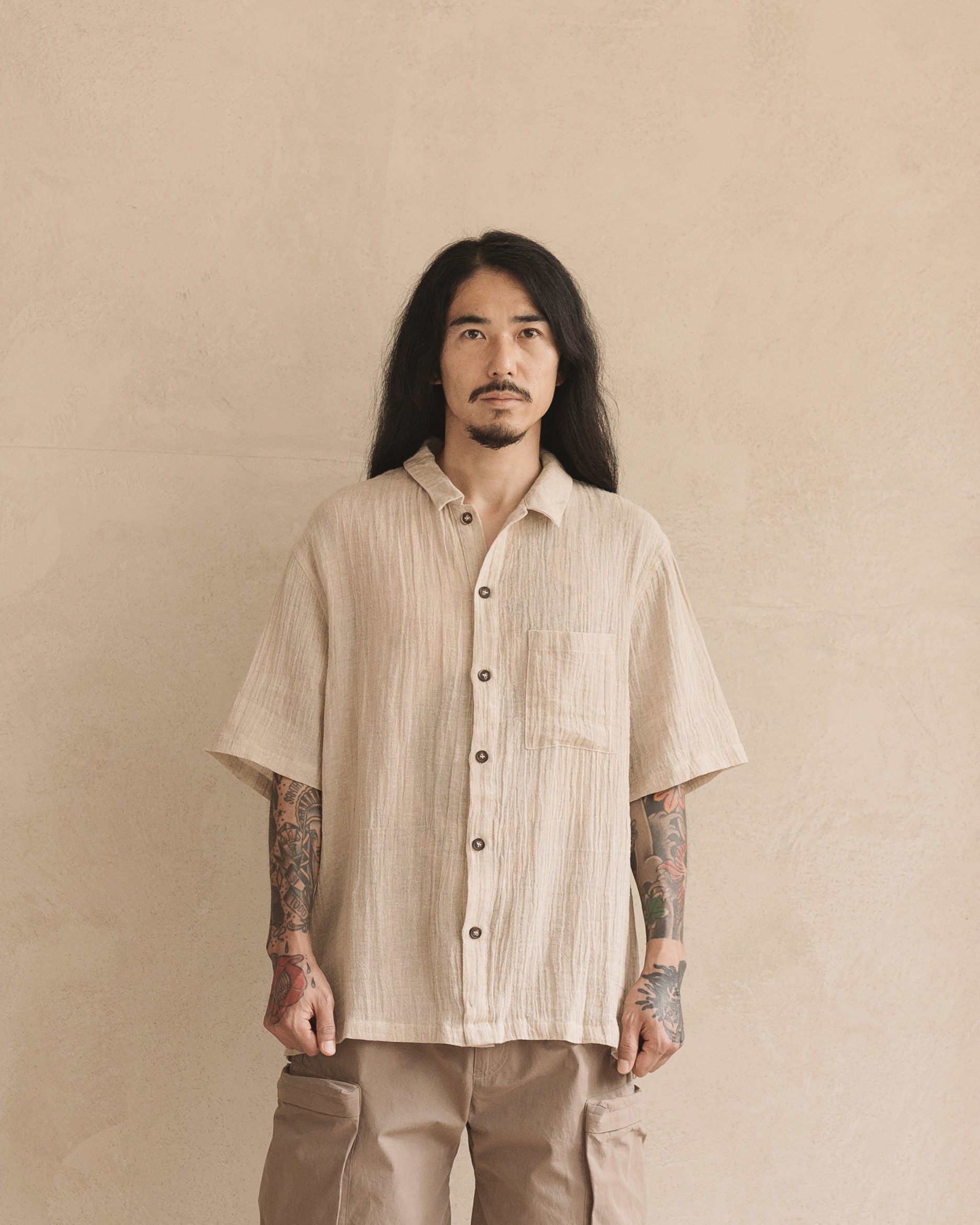 Paseo Shirt - Raw Ecru