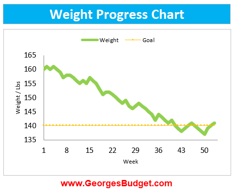 weight tracker excel