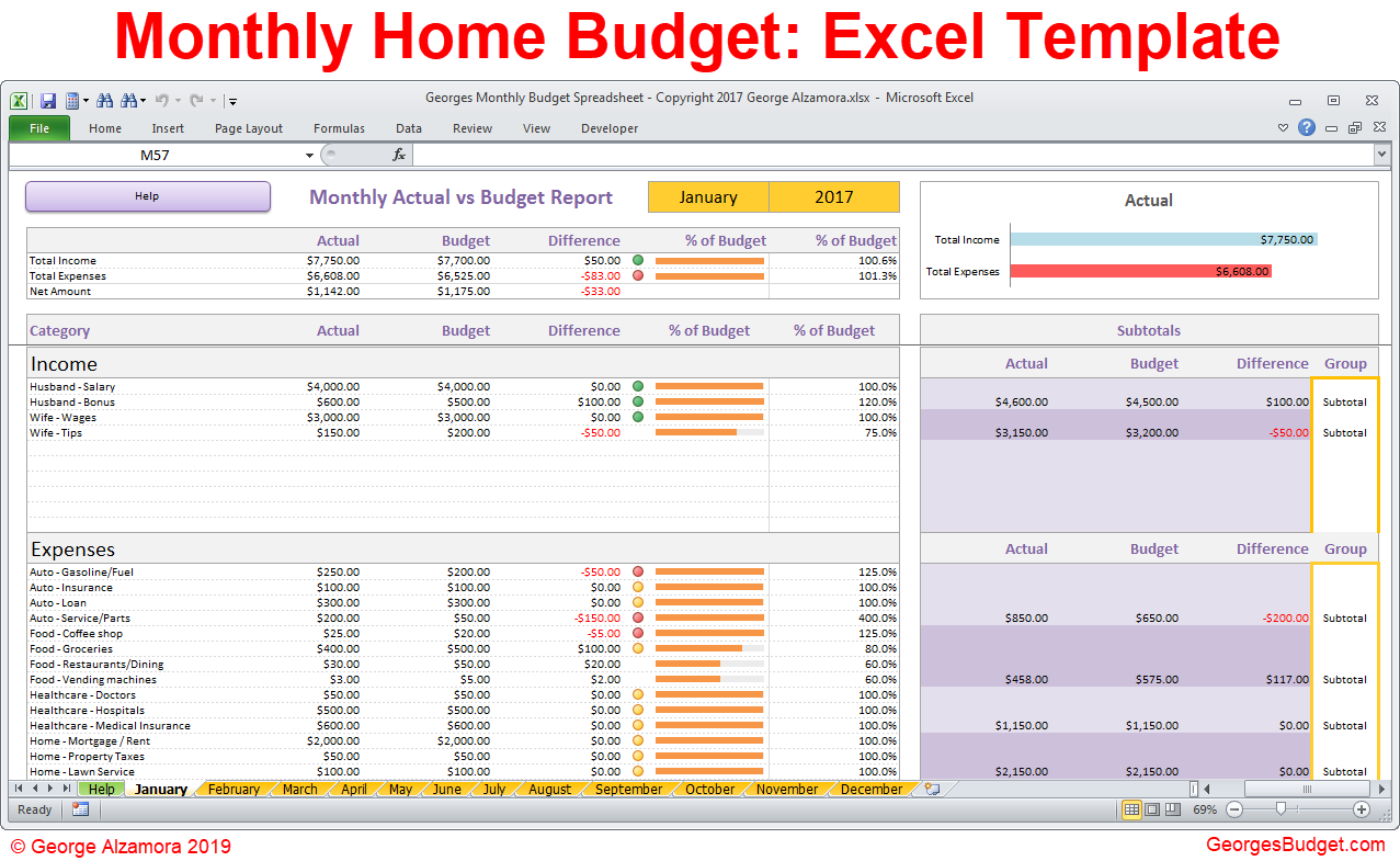 google drive excel budget template