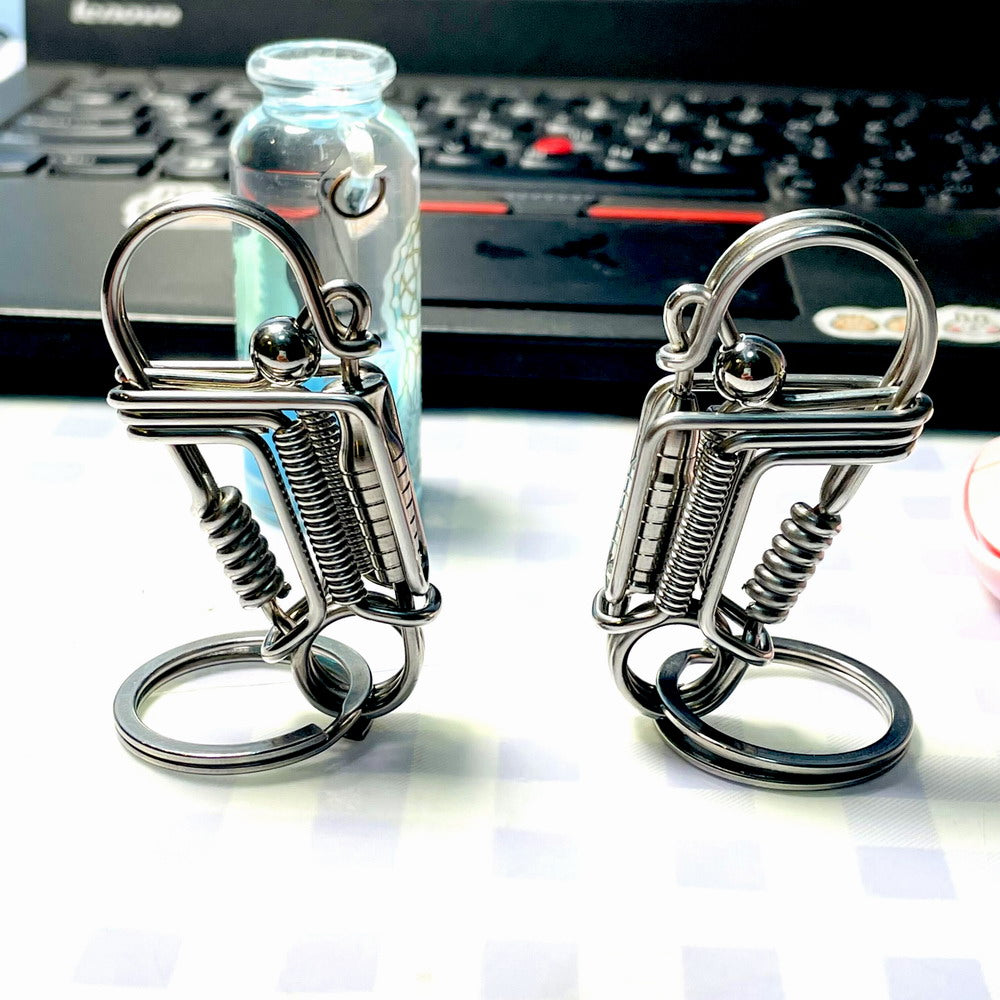 Bullets and vase style DIY wire keychain