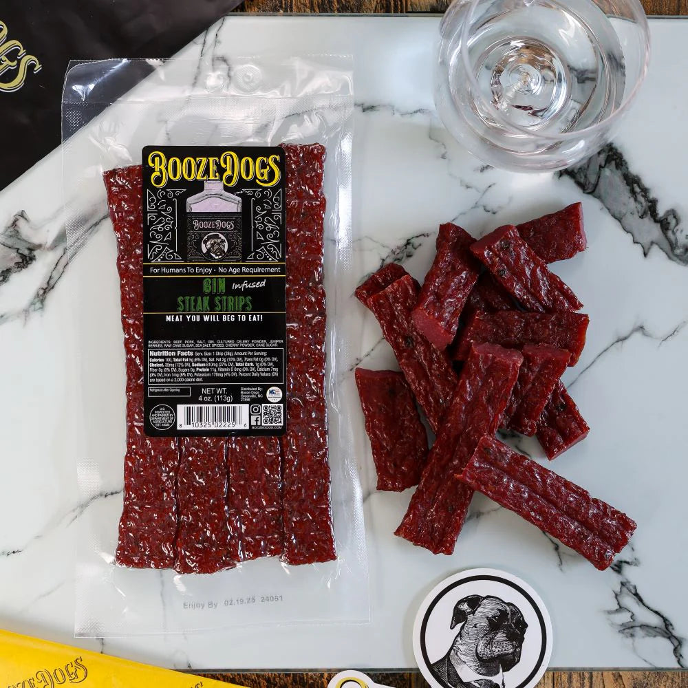 Prime Ginister Jerky Strip (Booze Dogs)