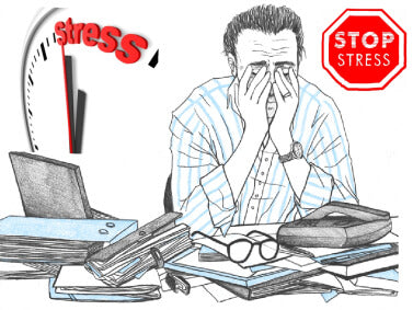 tenir droit pas de stress travail