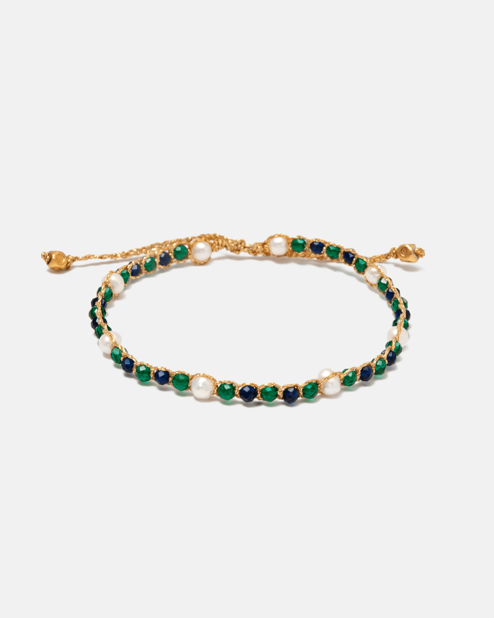 Exclusive Pearl & Gemstone | GOLD Yarn | Gemstone Bracelets – Samapura ...