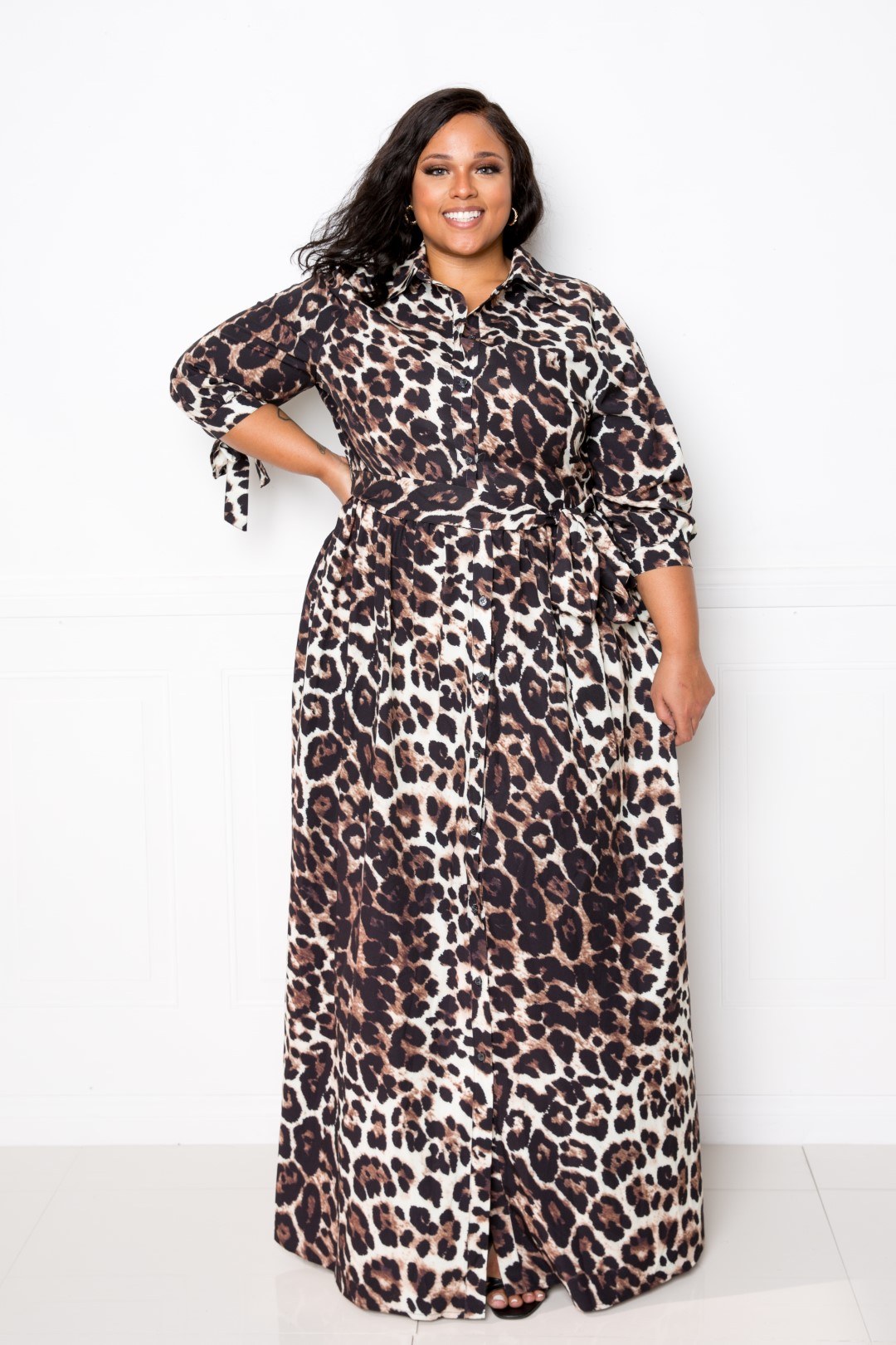 Leopard Printed Dress - Shop Indie Dream