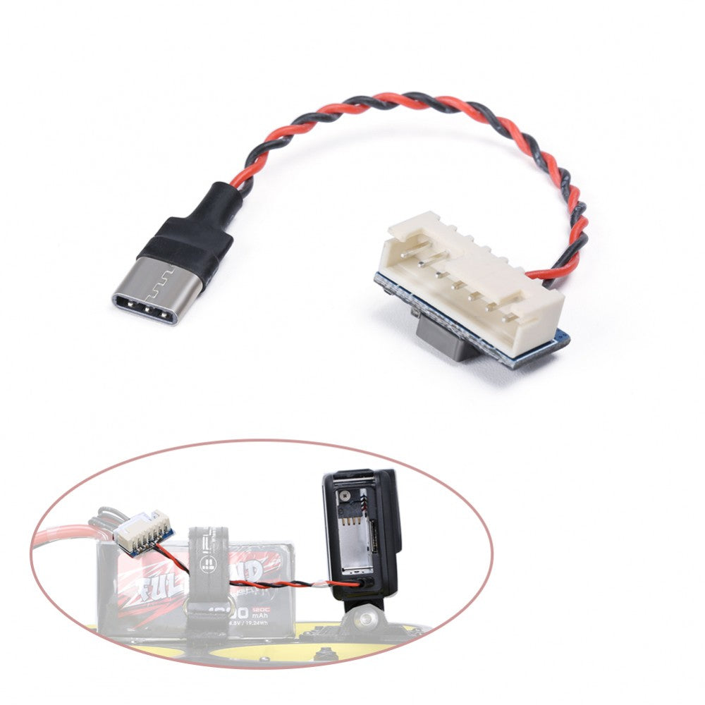Type C To Balance Head Charging Cable Gopro Hero 6 7 8 9 Rotorlab Fpv