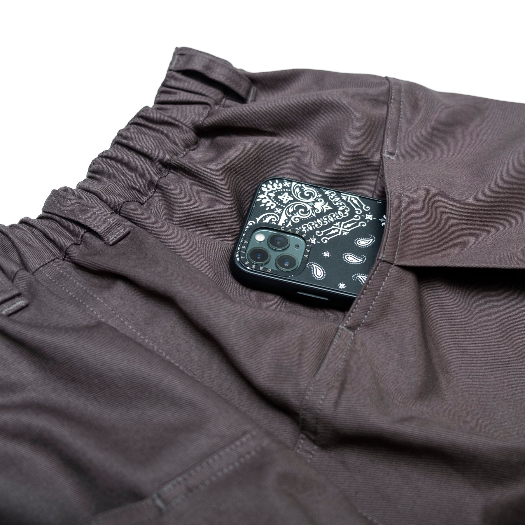 大人の上質 meer. PANTS WRAP BALLOON WRAP PANTS（charcoal