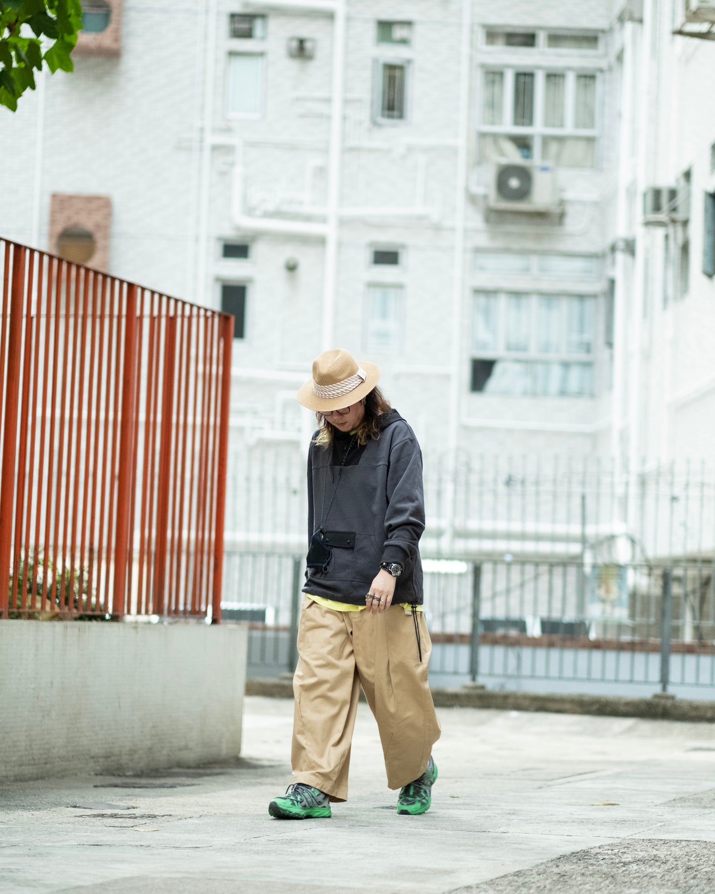 meer. 2023ssWRAP BALLOON PANTS /CHARCOAL 新作揃え