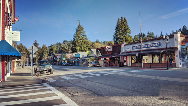 Downtown Boulder Creek, California