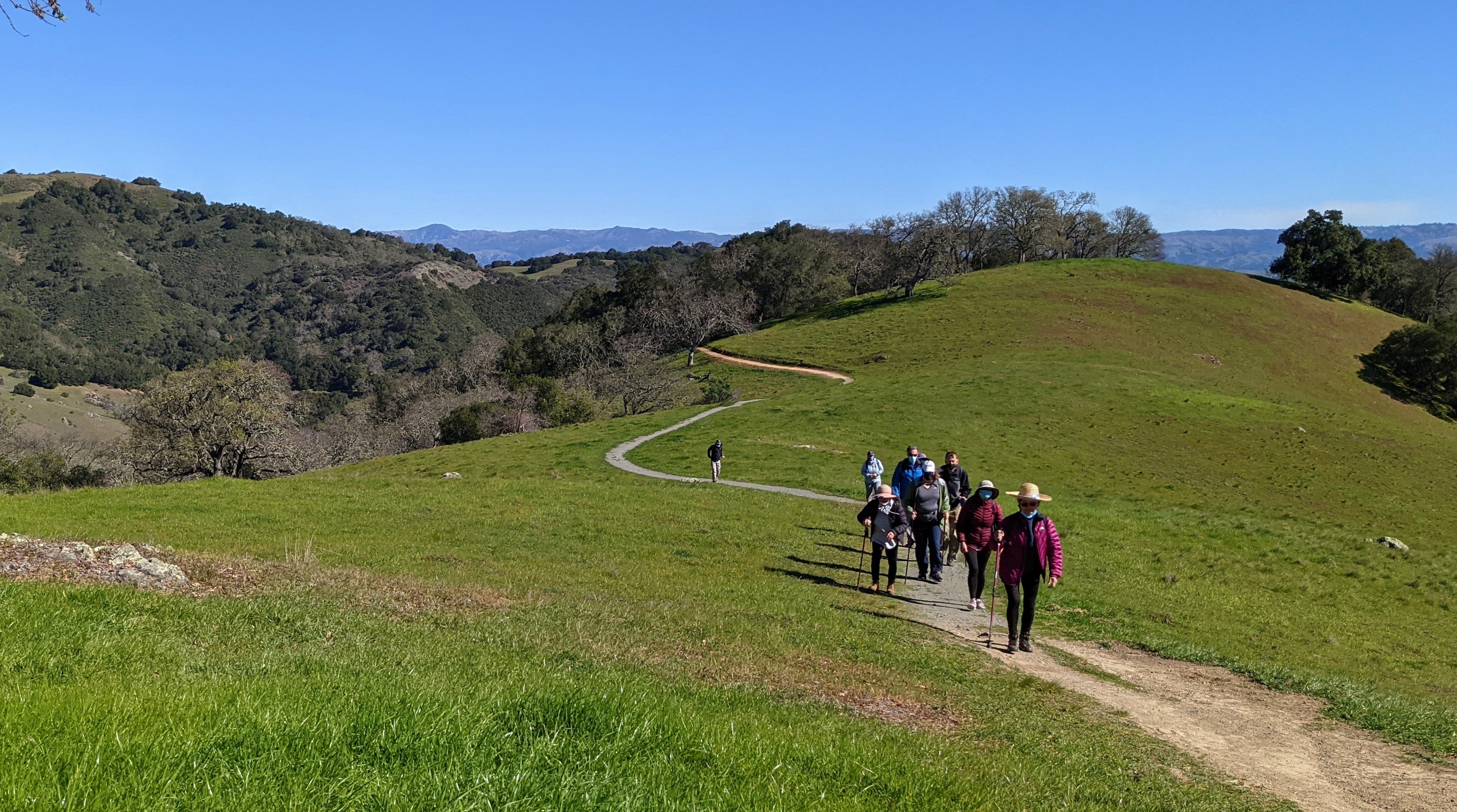 Group hike with Peninsula Open Space Trust