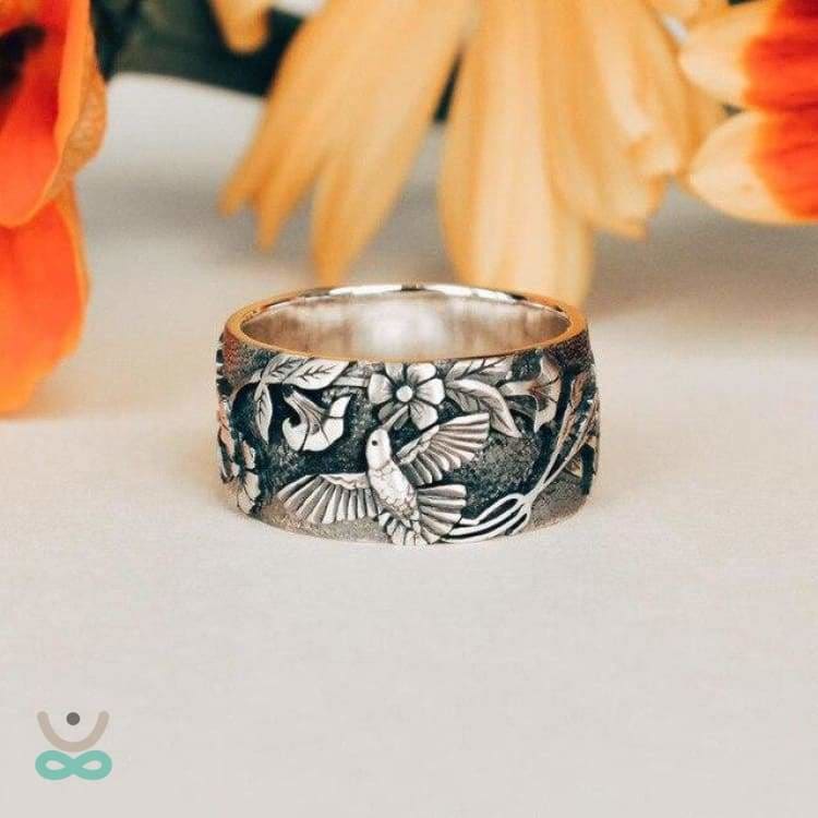 Anillo de la flor del pensamiento – La Tienda Zen