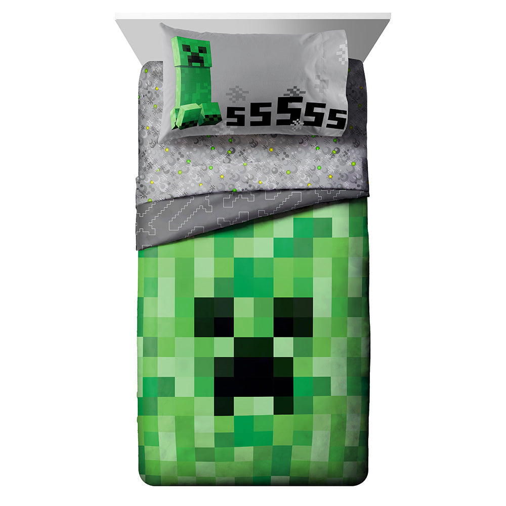 Minecraft Creeper 14x7 Kids' Pillow Buddy Green