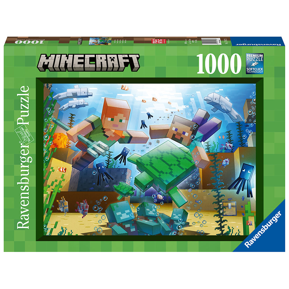 Ravensburger Minecraft: Cutaway 300 Piece XXL Jigsaw Puzzle for  Kids - 13334 - Every Piece is Unique, Pieces Fit Together Perfectly : Toys  & Games
