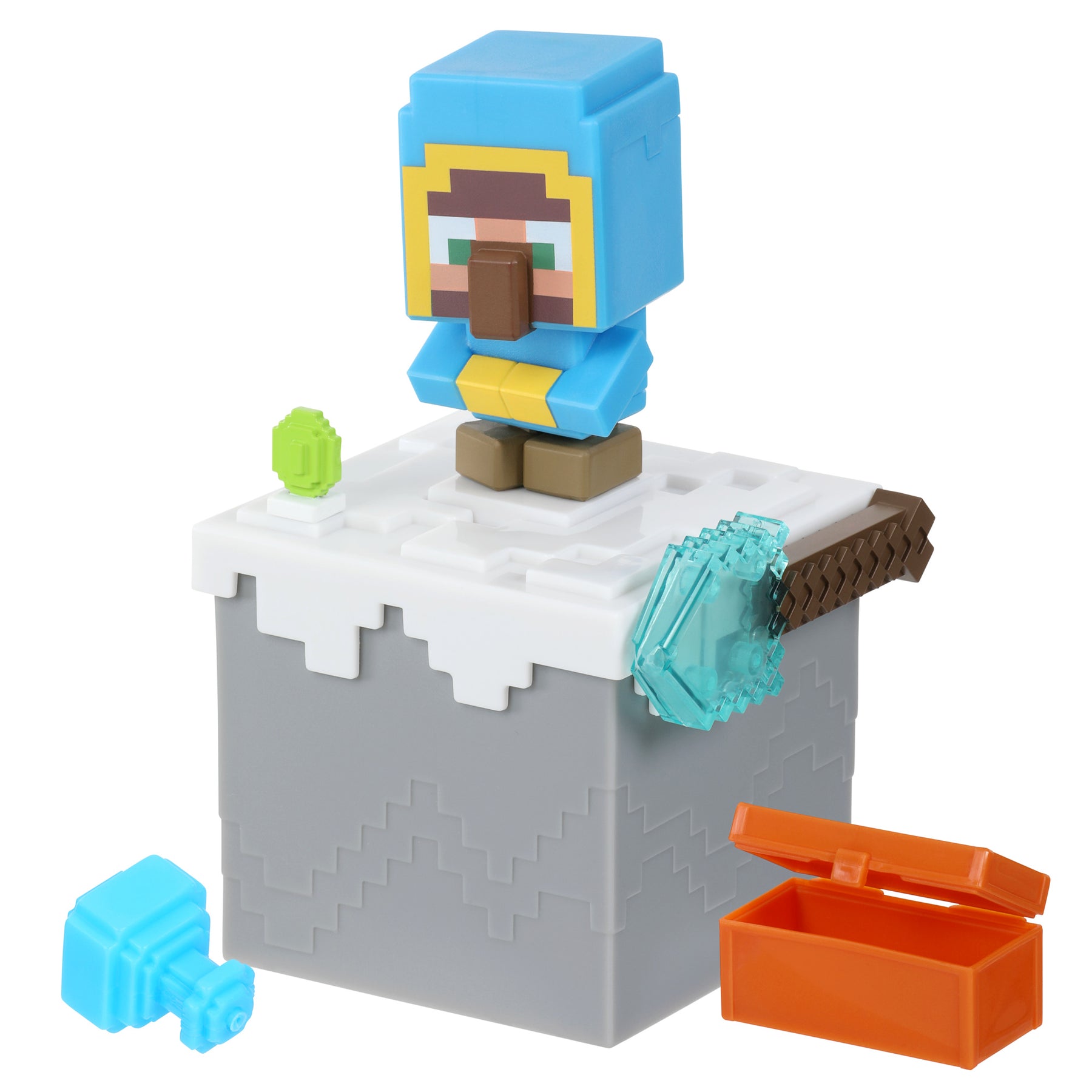 Minecraft Toys 3.25-inch Action Figures Collection, Glow Squid