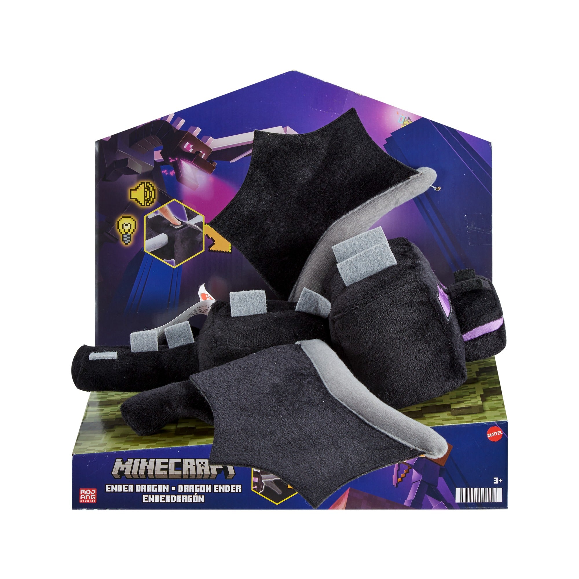 Image of Minecraft Ender Dragon Feature Plush