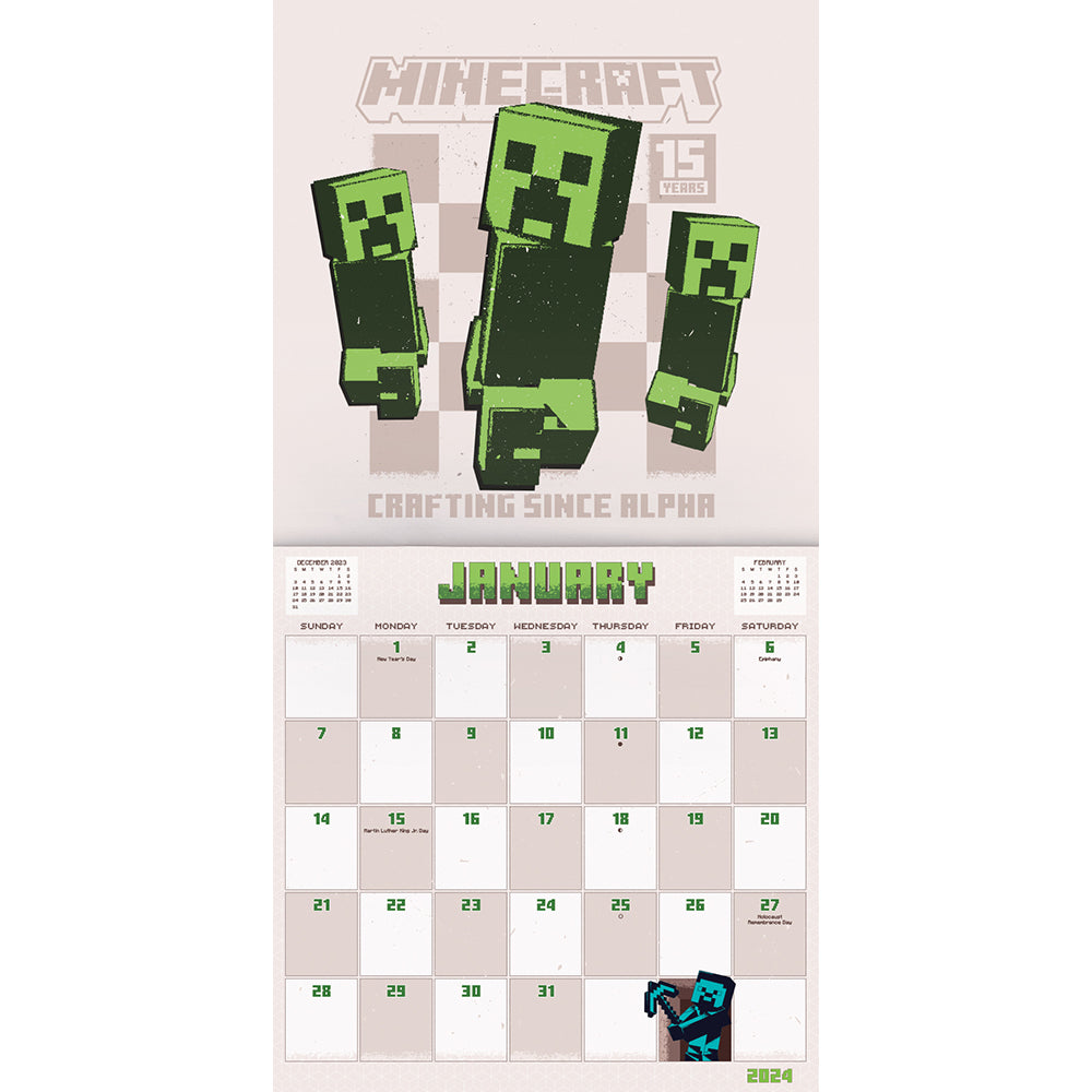 Minecraft Celebration Wrapping Paper