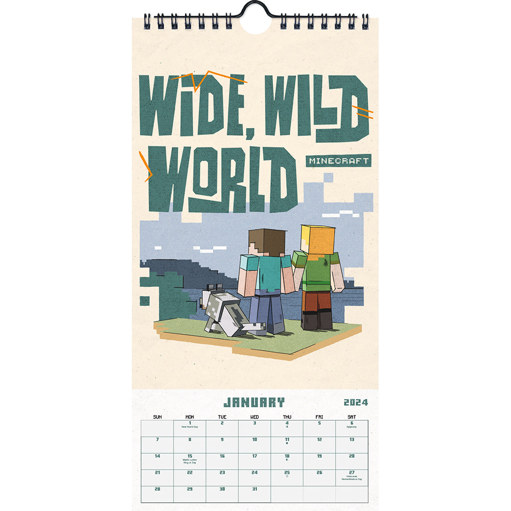 Minecraft 2024 Calendar [OCT PRE-ORDER ONLY] – Oracle Trading Inc.