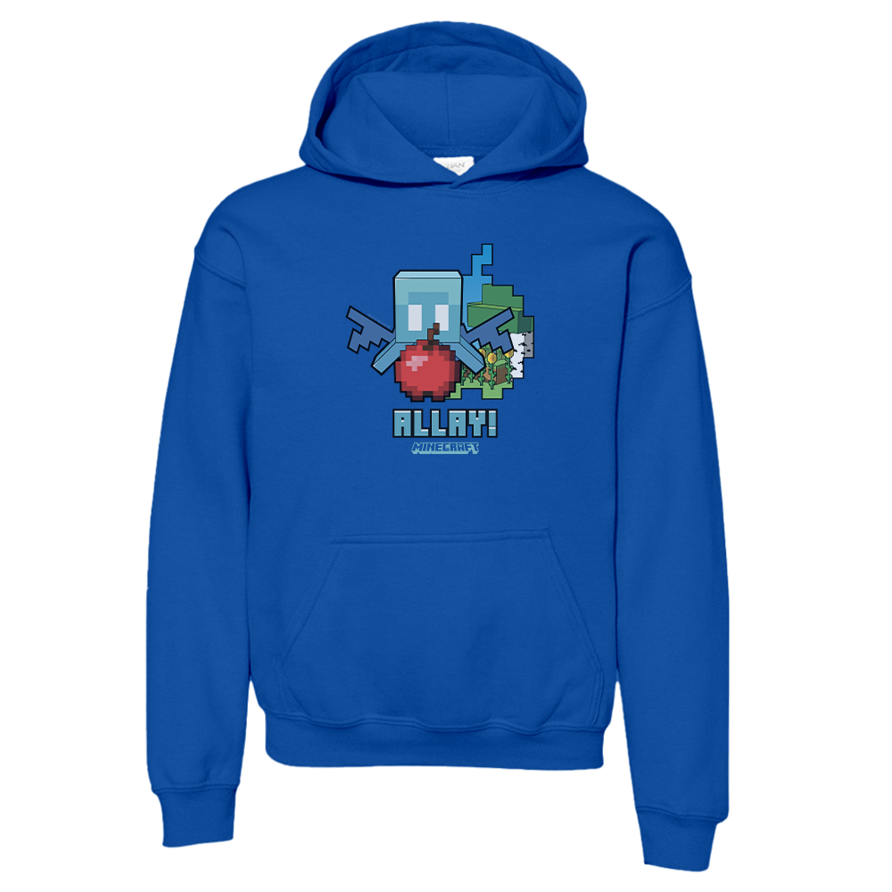 Image of Minecraft Allay Comp Kids Hooded Sweatshirt