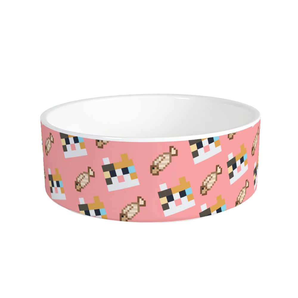 Image of Minecraft Tamed Cat Pet Bowl