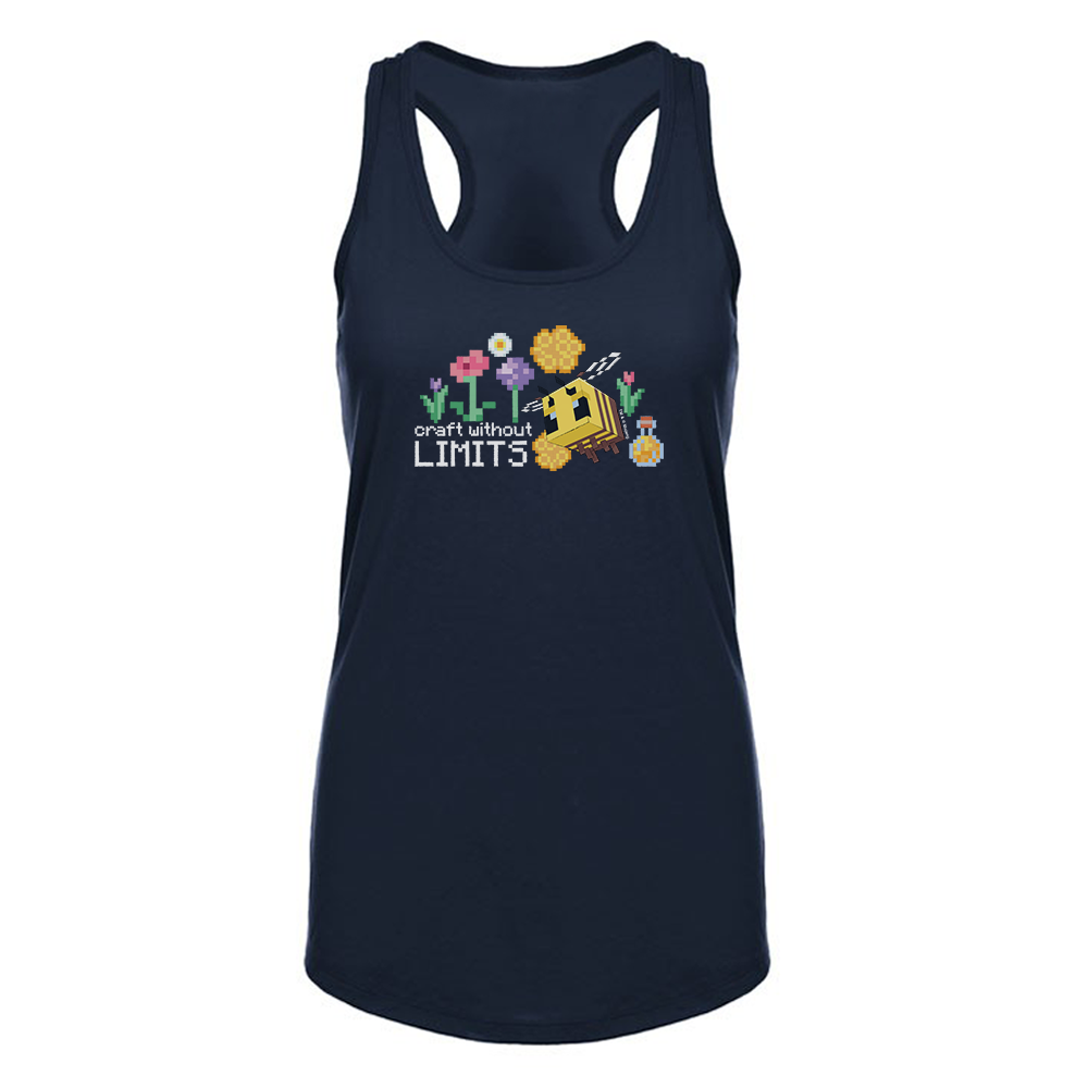 Image of Minecraft Craft Without Limits Women's Racerback Tank Top
