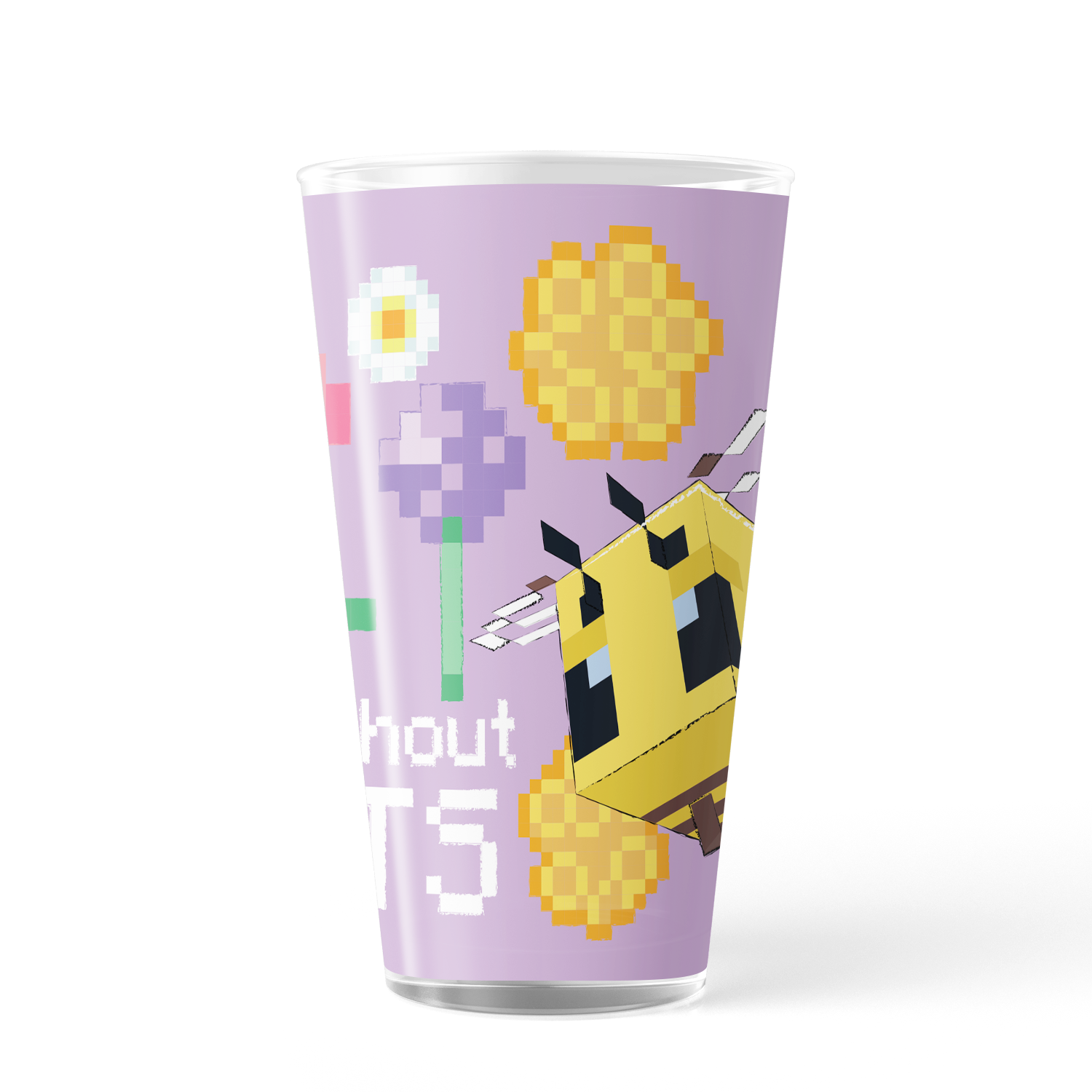 Minecraft - Tumbler, Glass (A.集合 ペアグラス 「MINECRAFT -マインクラフト-」) (USED)