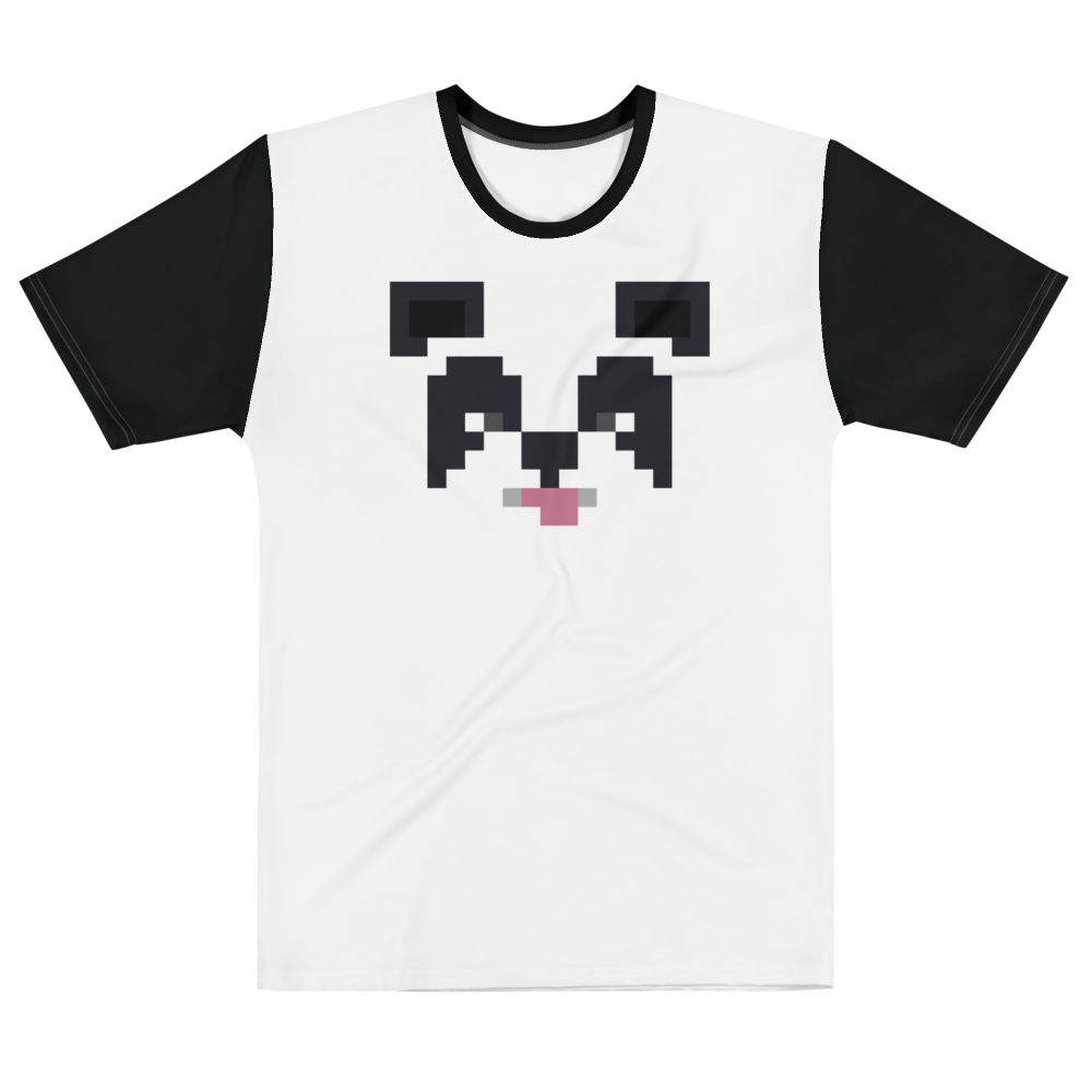 Image of Minecraft Panda Unisex Short Sleeve T-Shirt