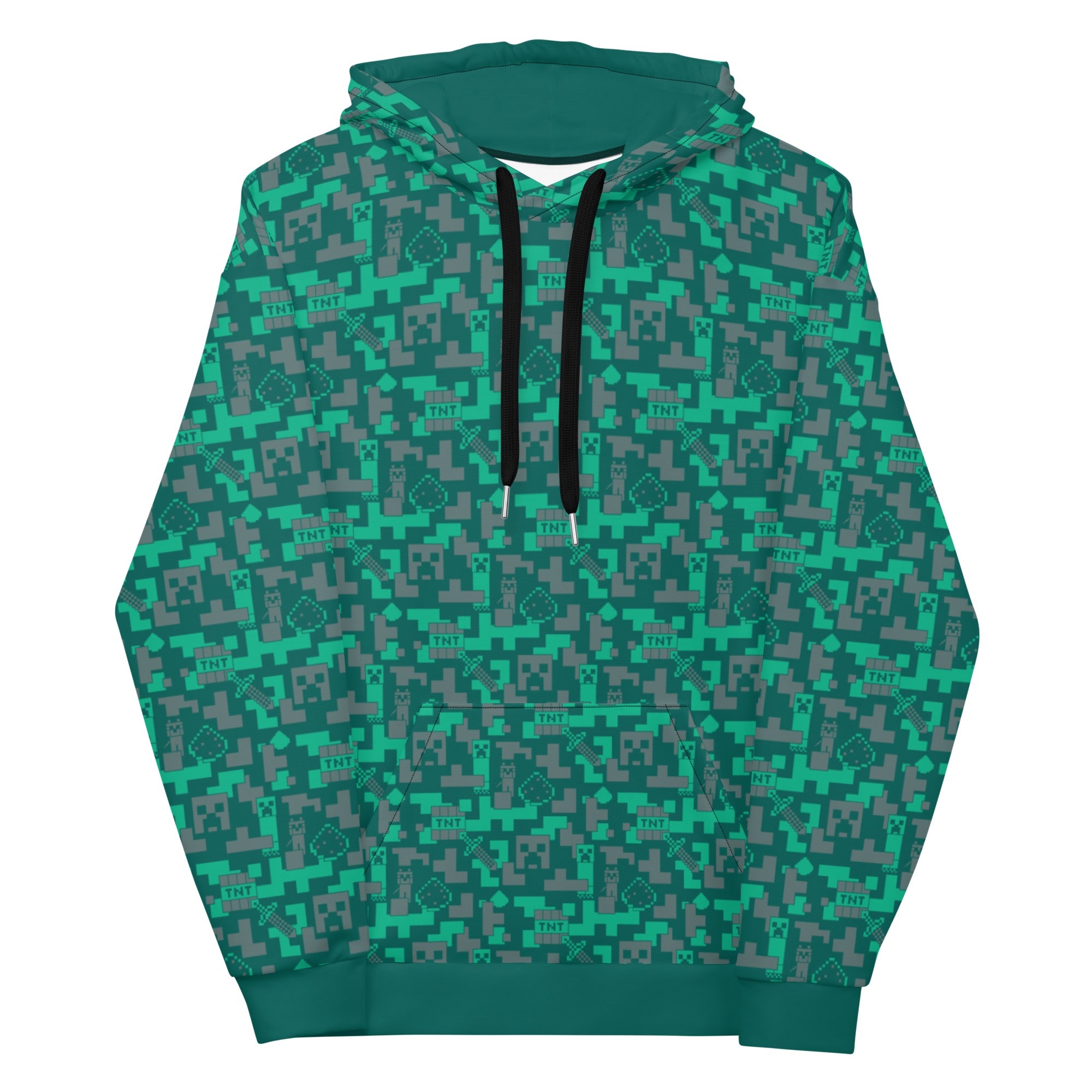 Image of Minecraft Creeper Camo Hoodie