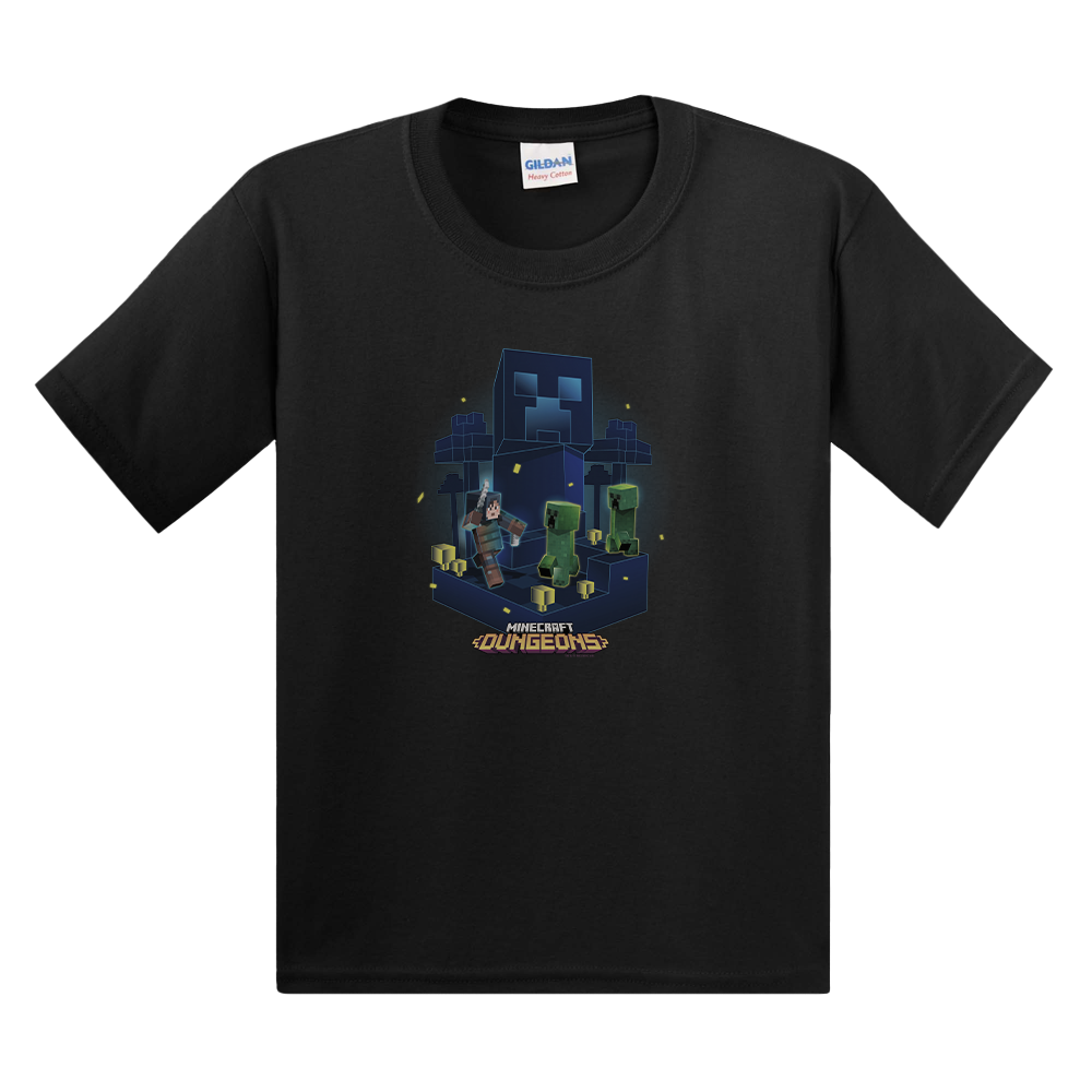 Image of Minecraft Dungeons Creeper Kids T-Shirt
