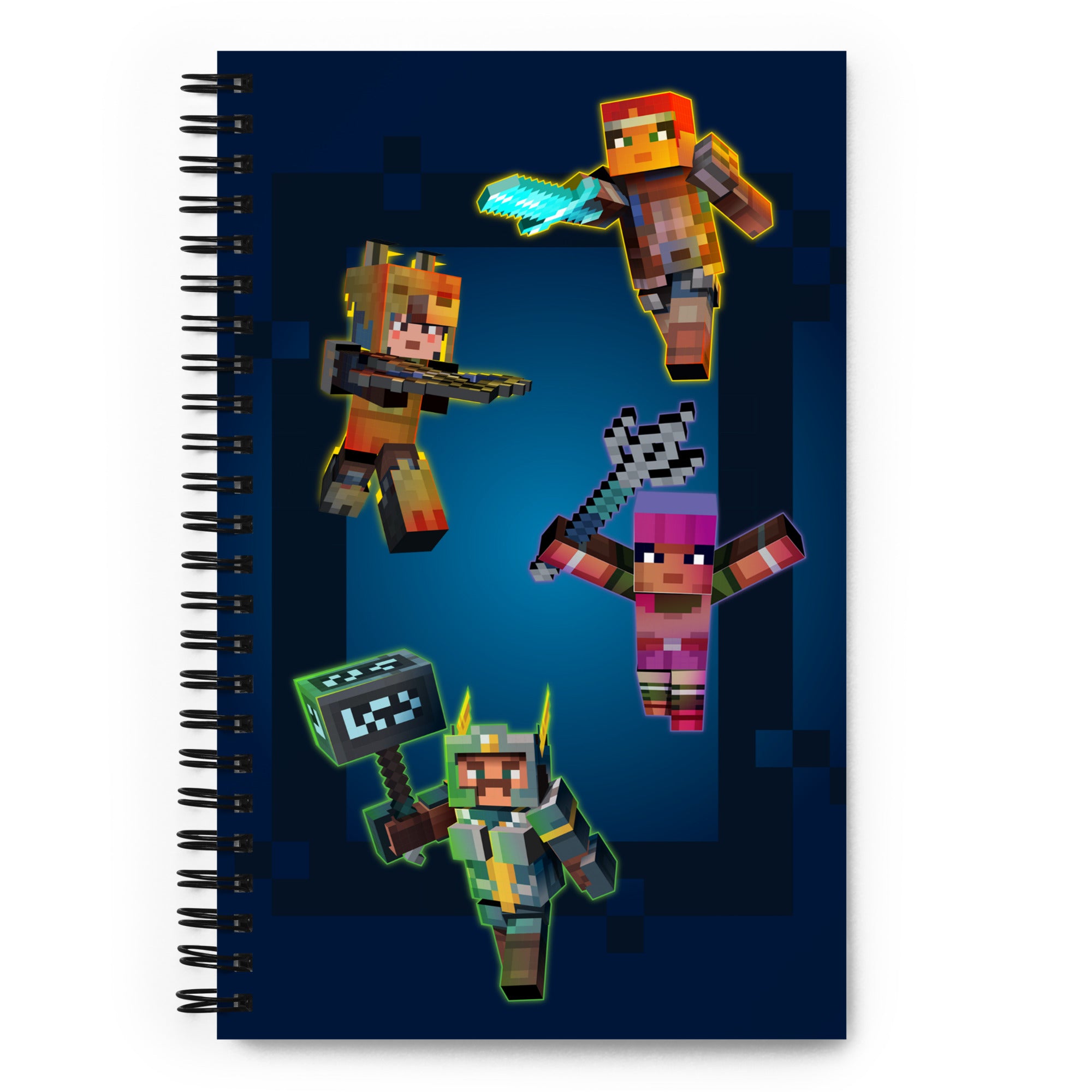 Image of Minecraft Dungeons Heros Spiral Notebook