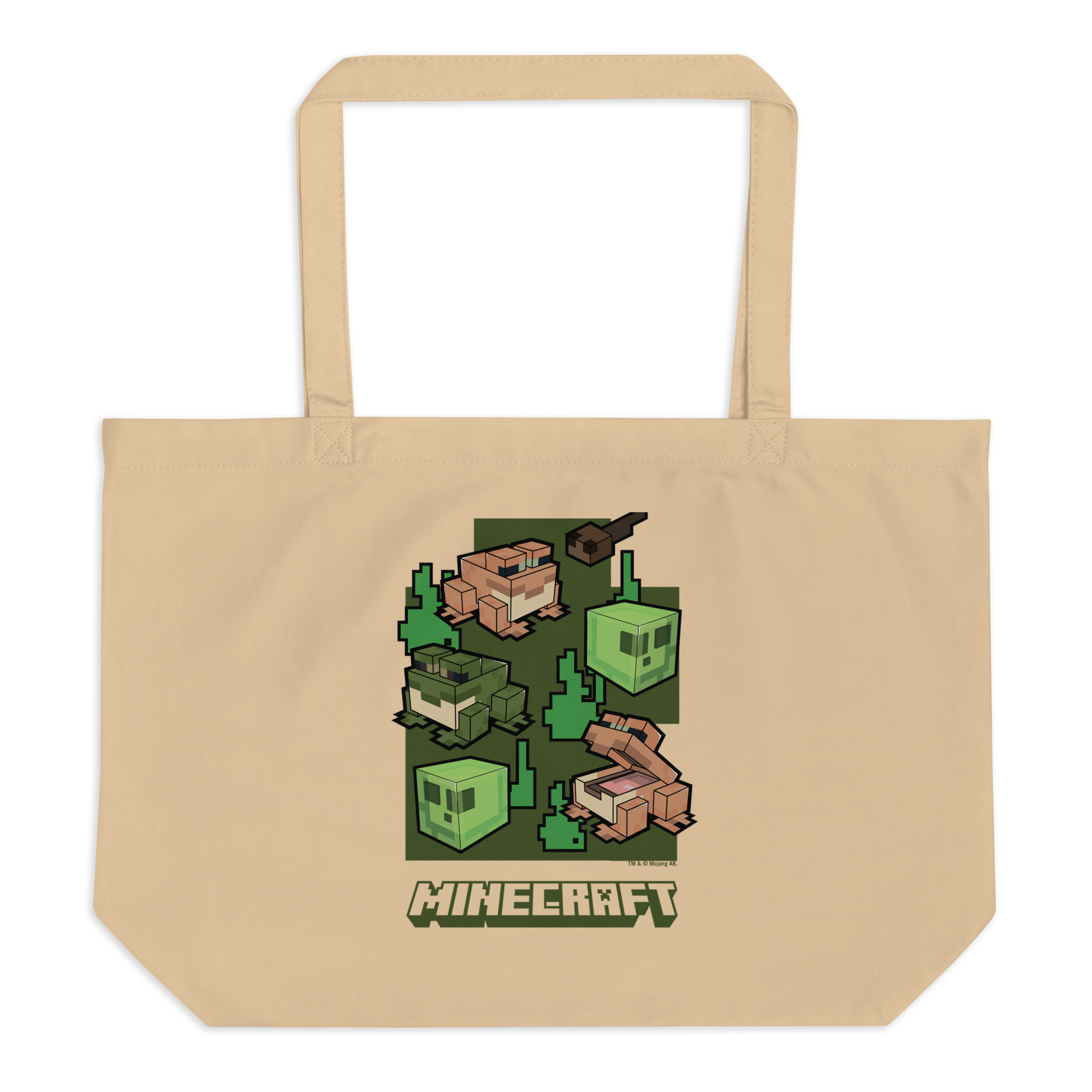 Image of Minecraft Frogs Large Eco Tote