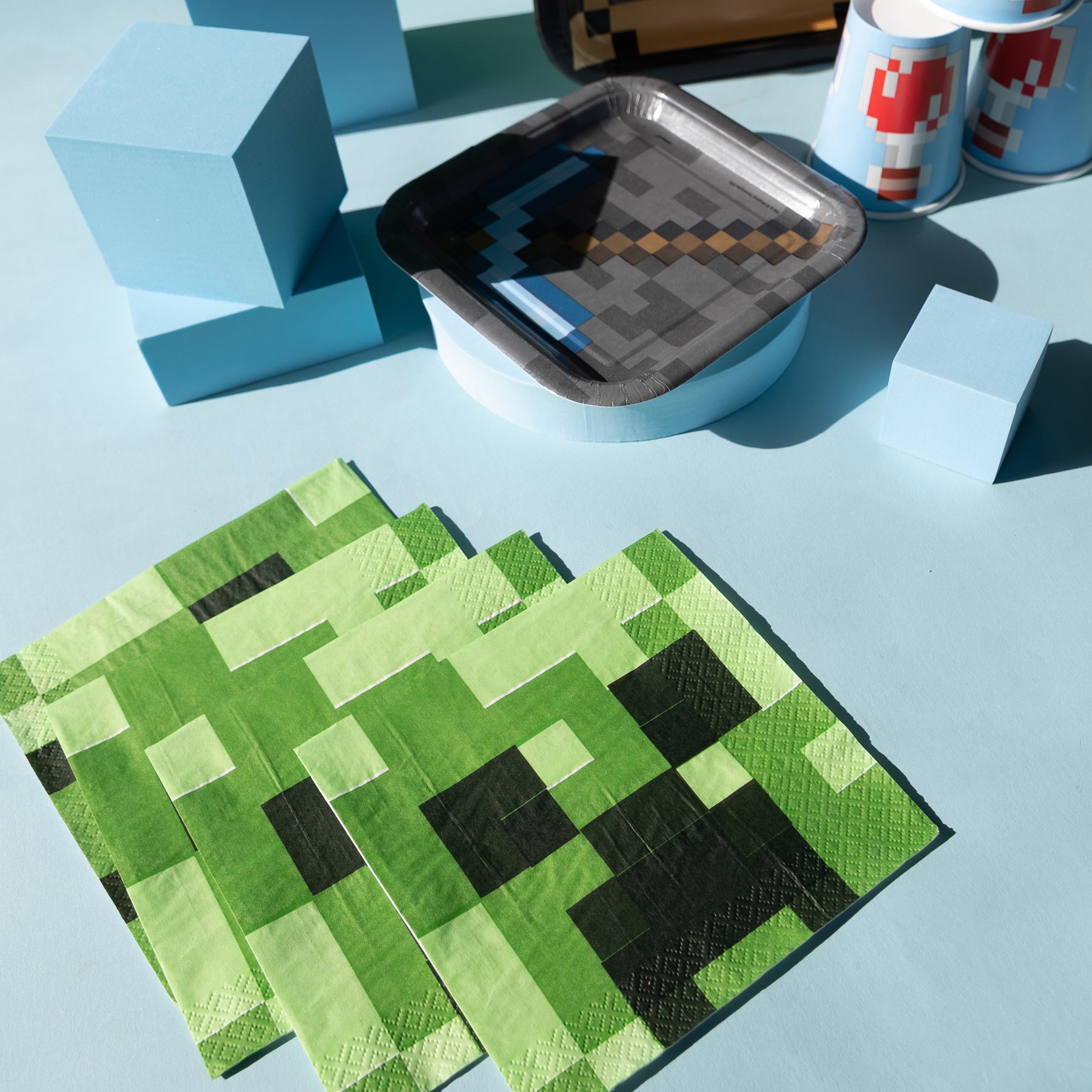 Minecraft Firework Wrapping Paper