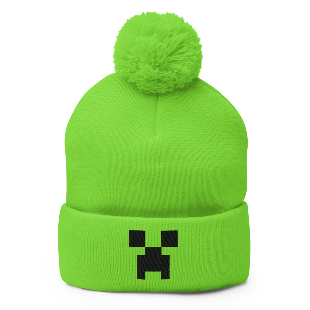 Image of Minecraft Creeper Face Beanie