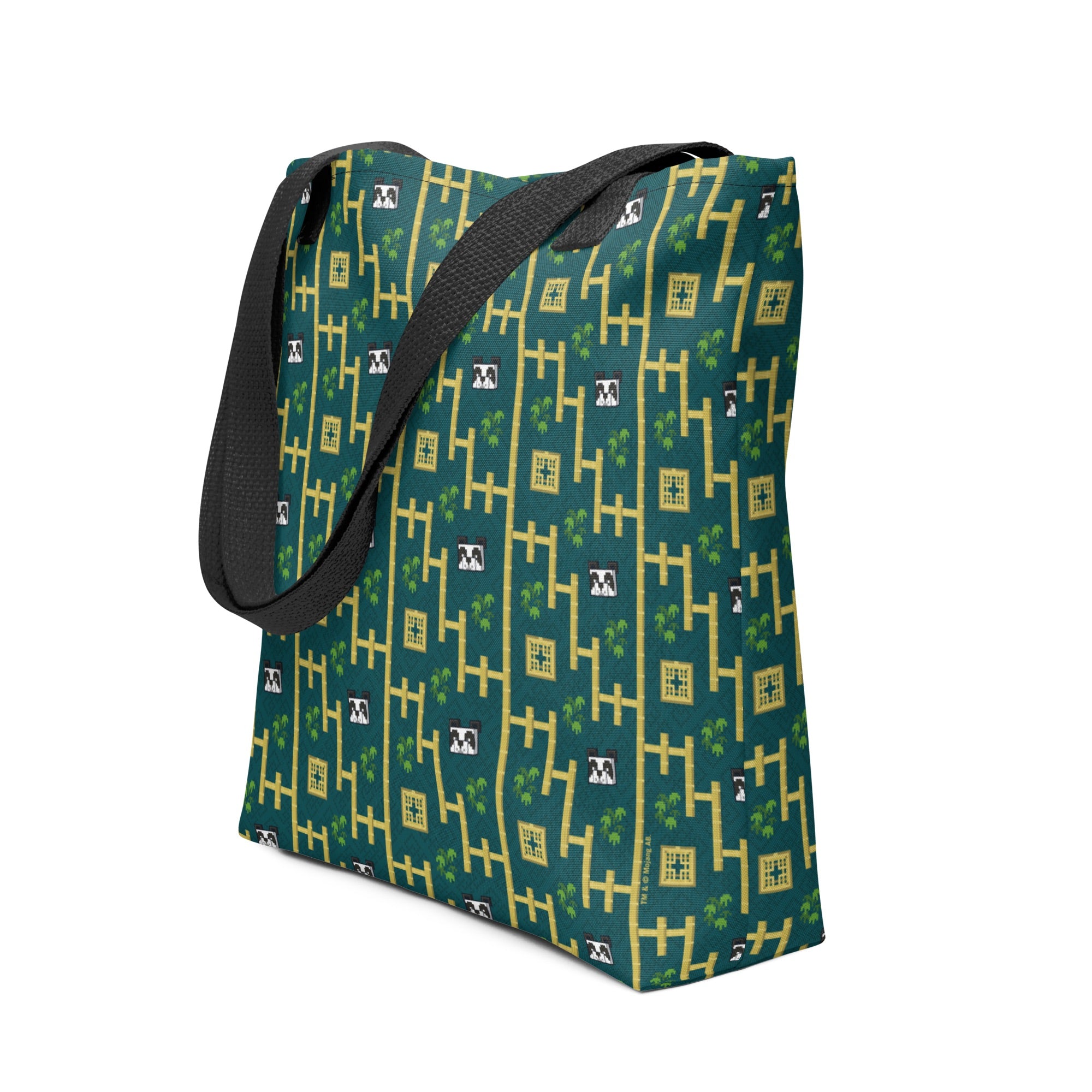 Image of Minecraft Trails & Tales Panda Tote Bag