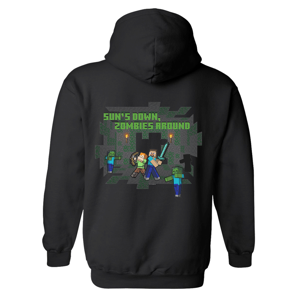 Minecraft Eye of Ender Adult Hooded Sweatshirt