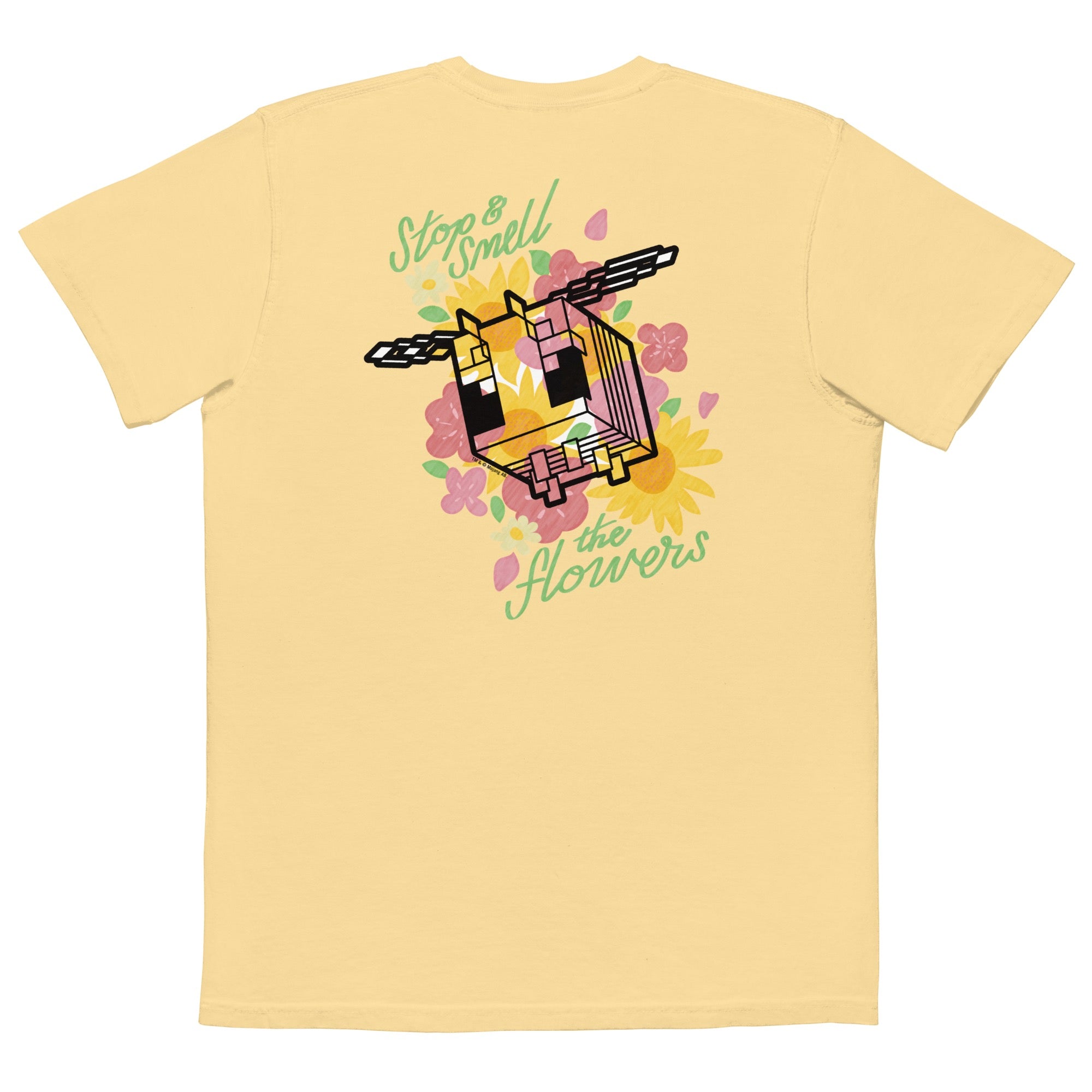 Image of Minecraft Stop & Smell The Flowers T-Shirt