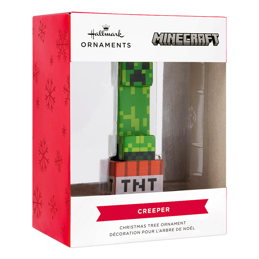 Image of Minecraft Creeper on TNT Block Ornament