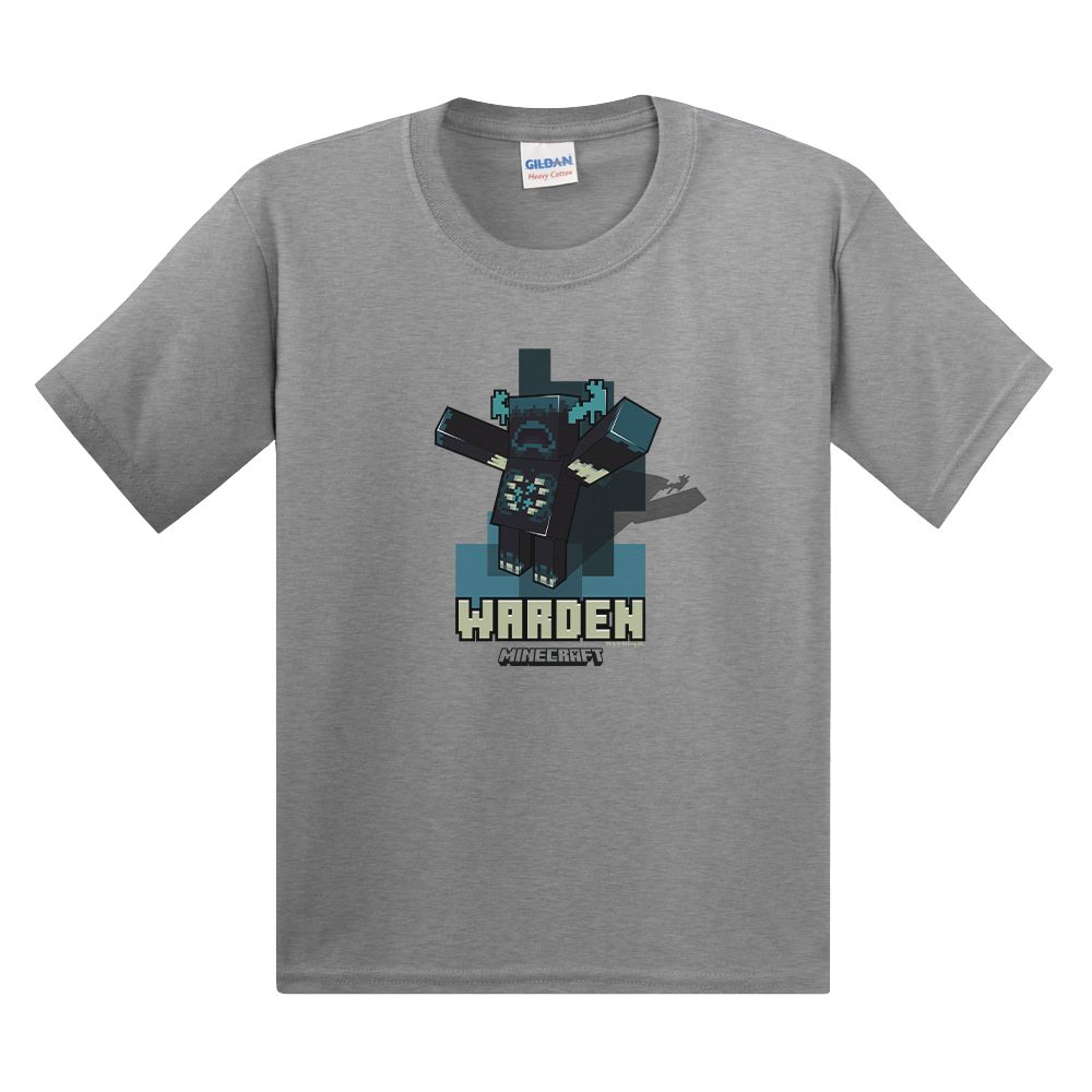 Storing harpoen waarom Warden | T-Shirts| Official Minecraft Shop