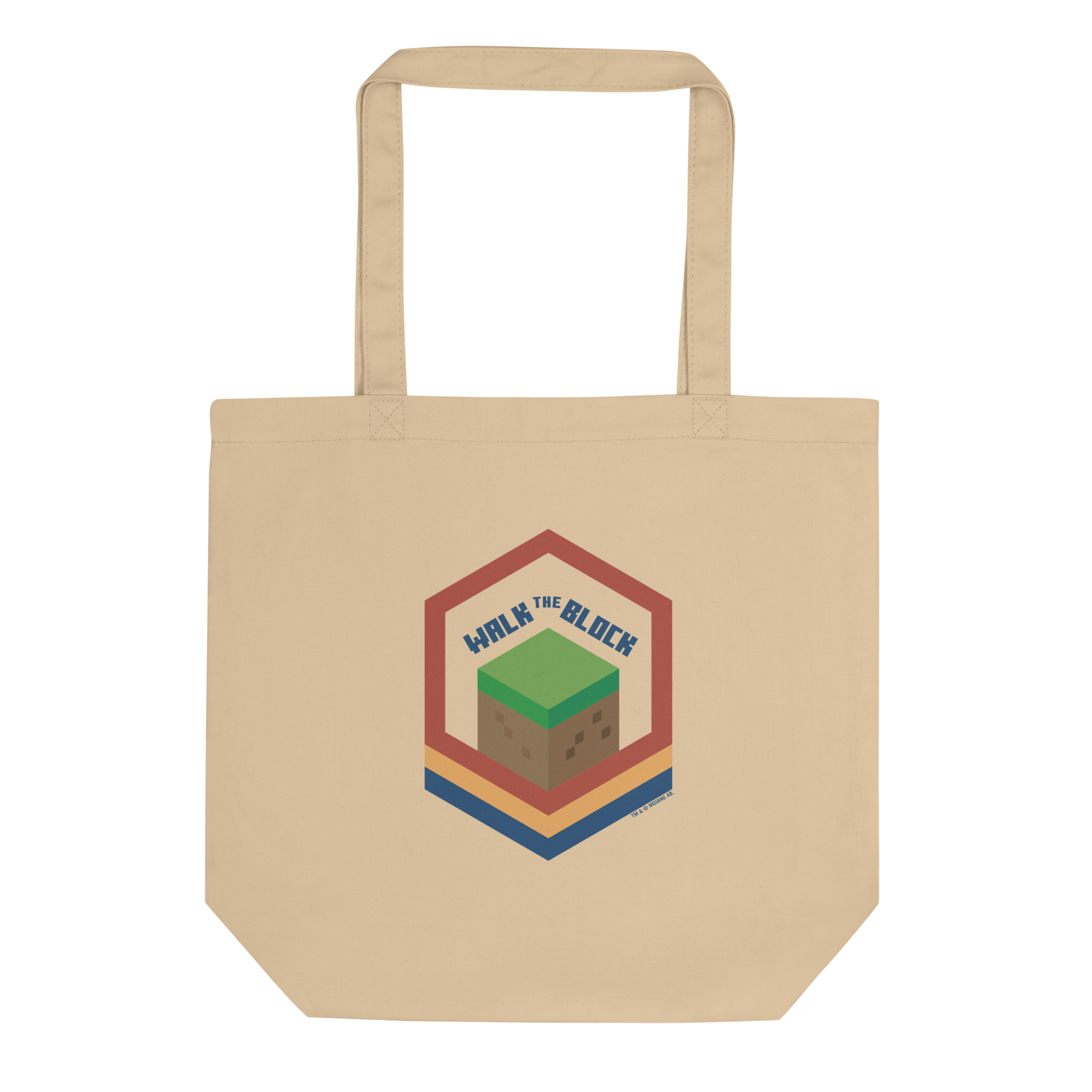 Image of Minecraft Walk the Block Tote Bag