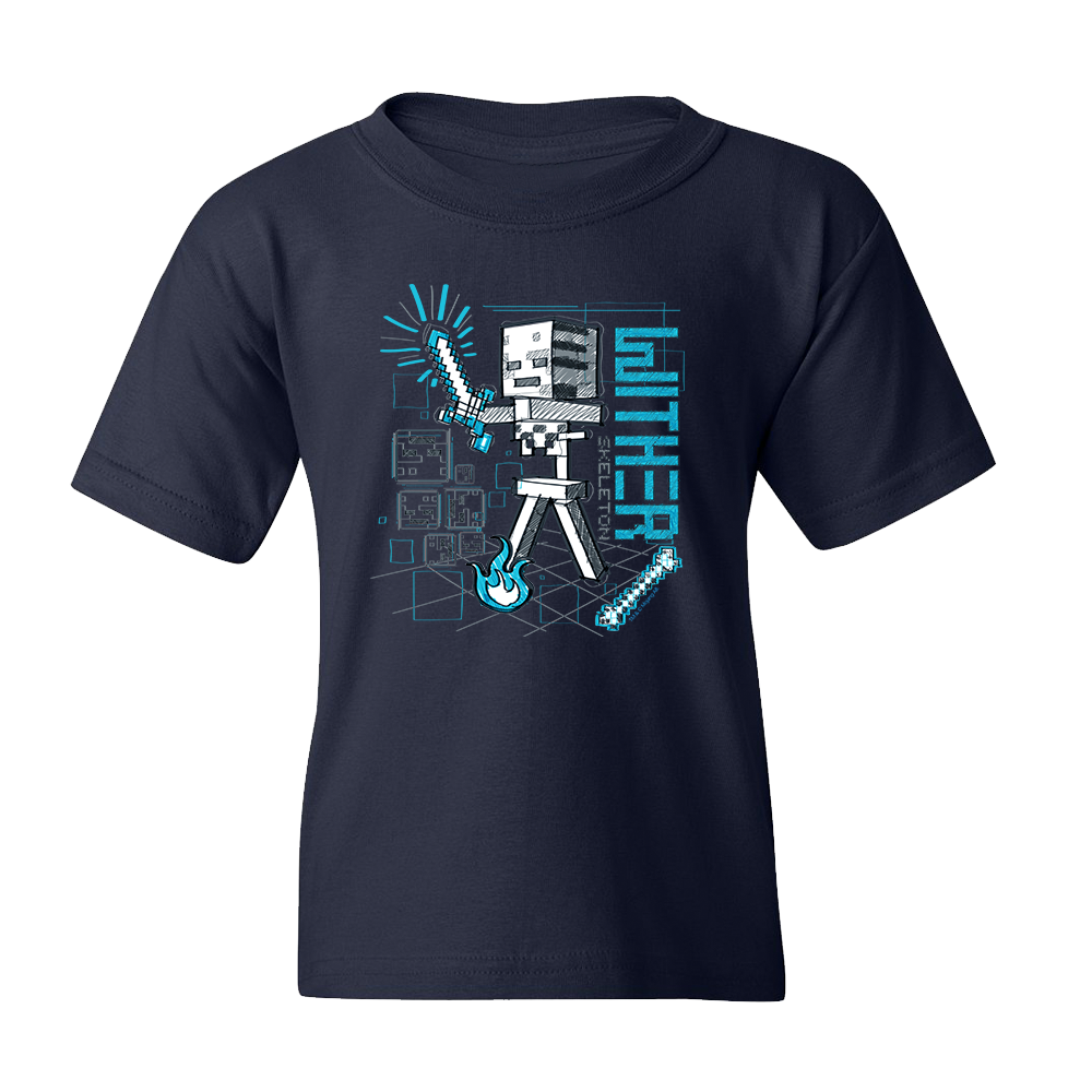 LICENSED Boy's ROBLOX GITD Warrior Character Print Short Sleeve Crew  T-Shirt