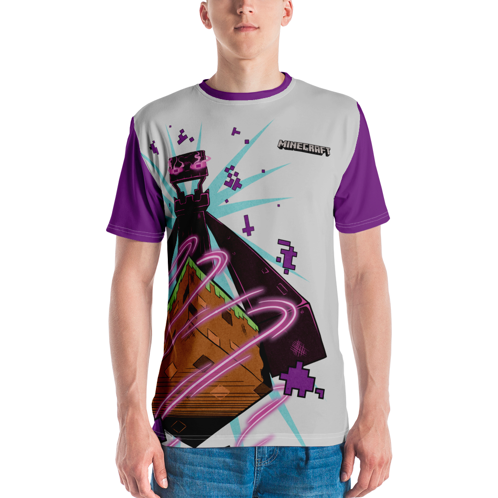 Minecraft Ender Dragon The End Adult Short Sleeve T-Shirt