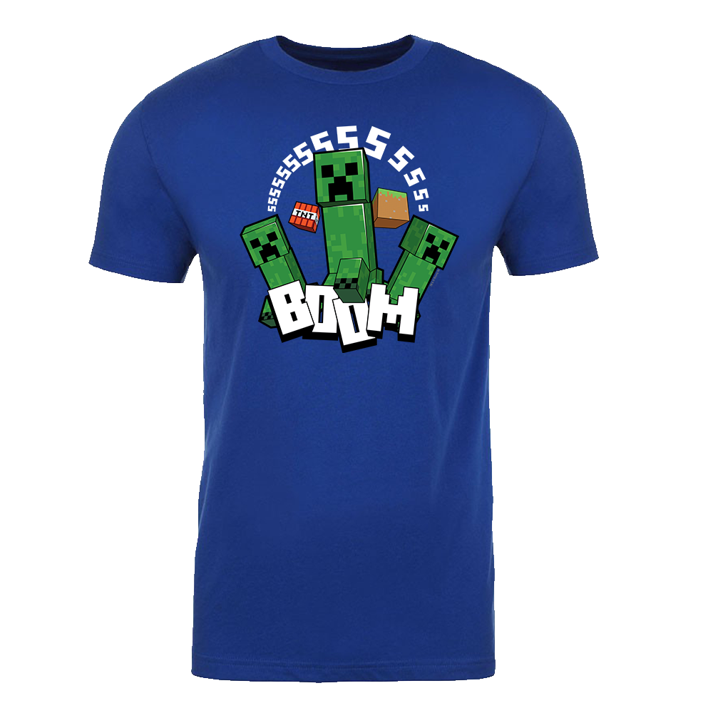 Image of Minecraft Boom Adult Short Sleeve T-Shirt