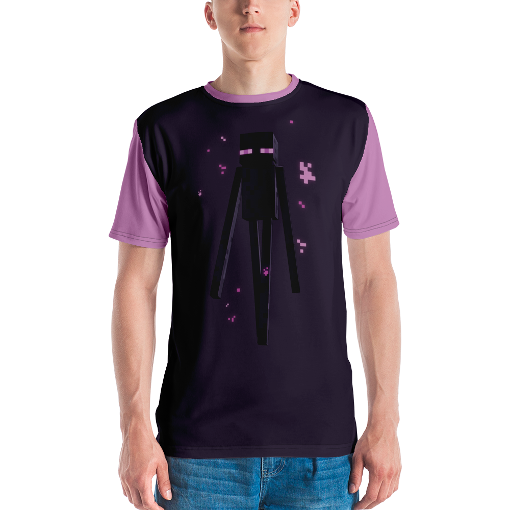 Minecraft Ender Dragon The End Adult Short Sleeve T-Shirt