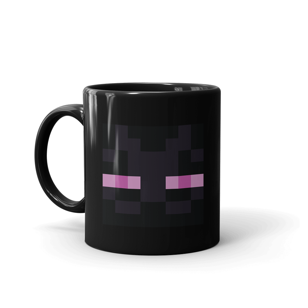 Image of Minecraft Enderman Eyes Black Mug