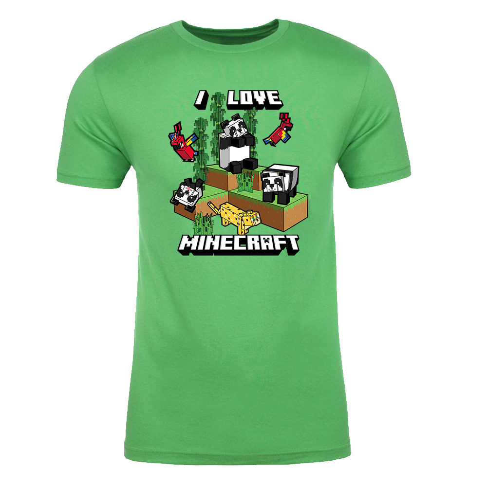 Image of Minecraft Panda Adult Short Sleeve T-Shirt