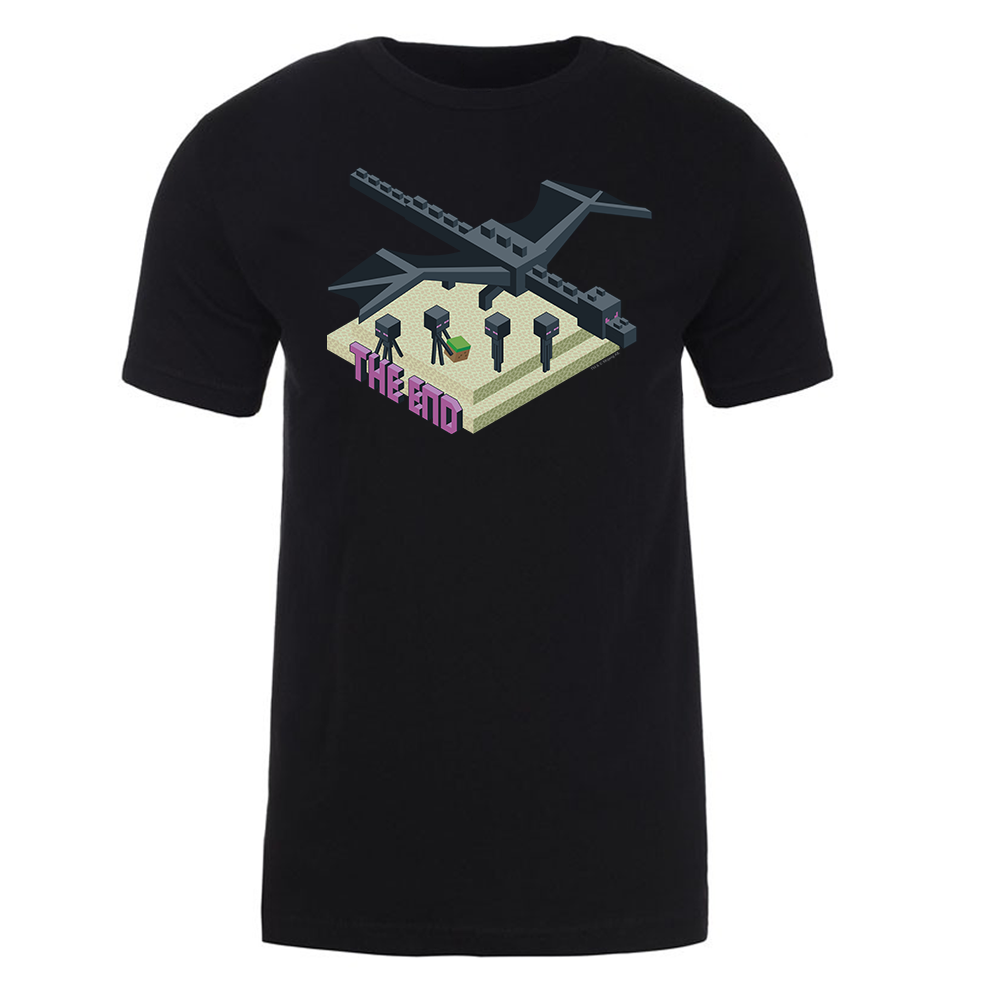 Image of Minecraft Ender Dragon The End Adult Short Sleeve T-Shirt