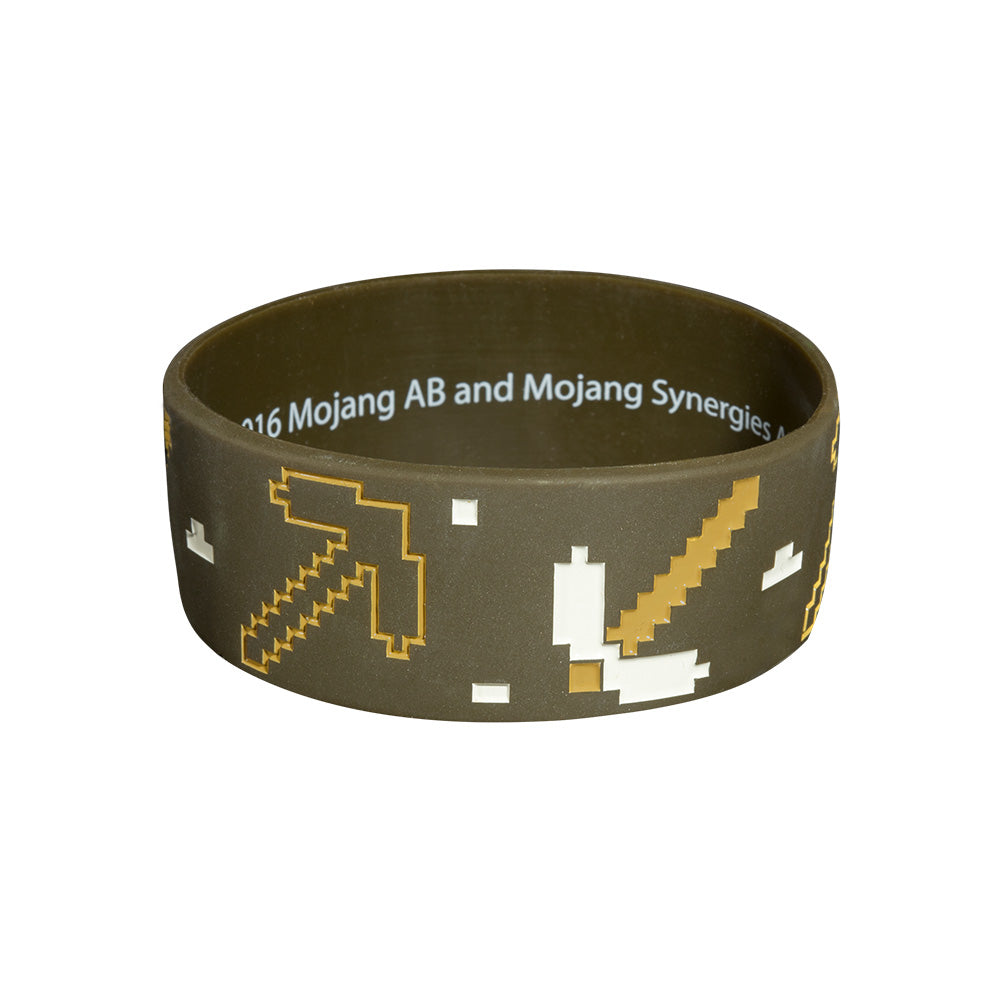 Image of Minecraft Miner Rubber Bracelet