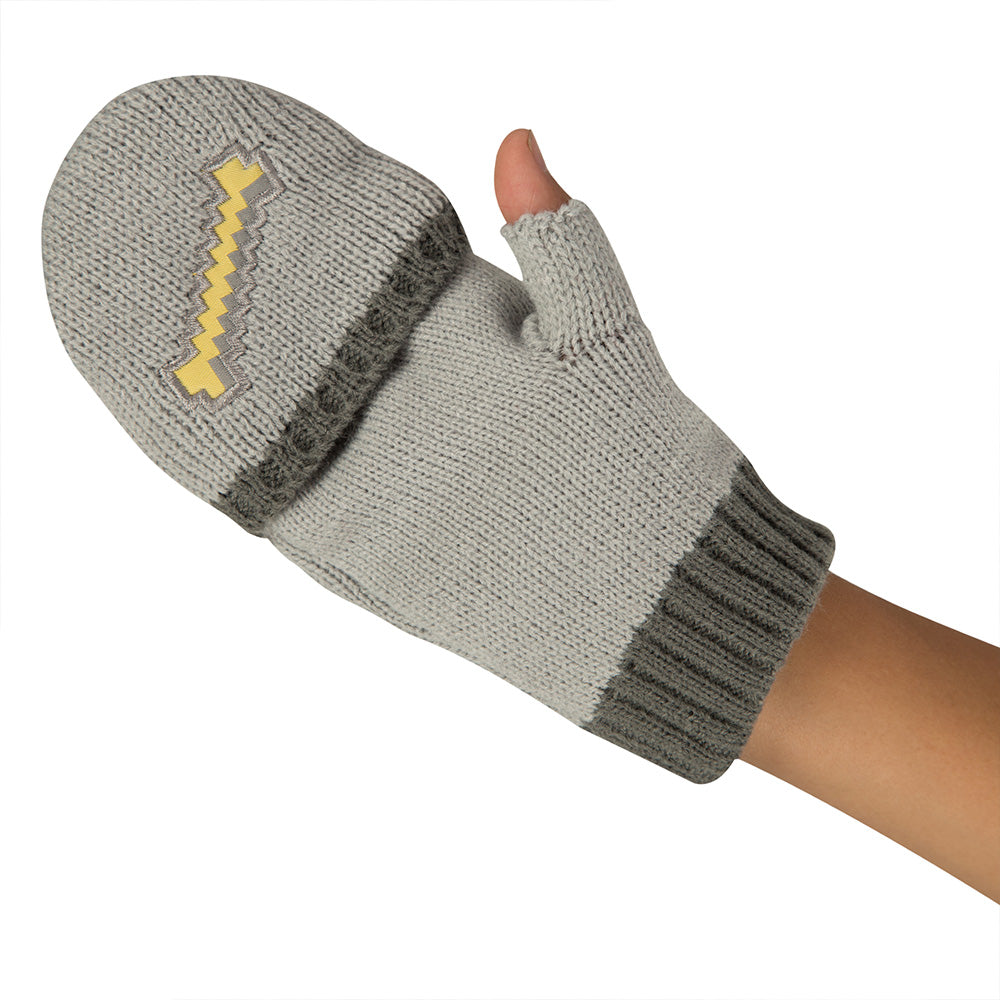 Image of Minecraft Wolf Knit Gloves - Youth Fit