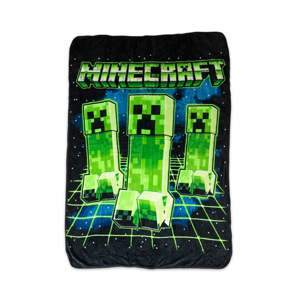 Image of Minecraft Digital Print Throw Blanket