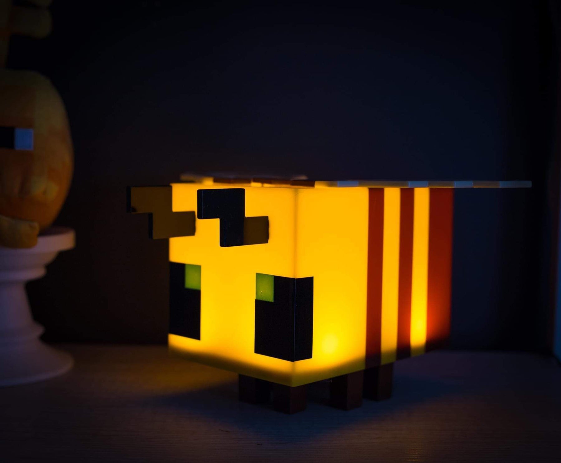 Minecraft Potion Botella De Luz De Cambio De Color LED De La Lámpara De  Piedra Marrón Antorcha Mineral Cuadrado Noche De Escritorio De Regalo