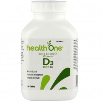 Health ONE vitamin D3 1000 IU